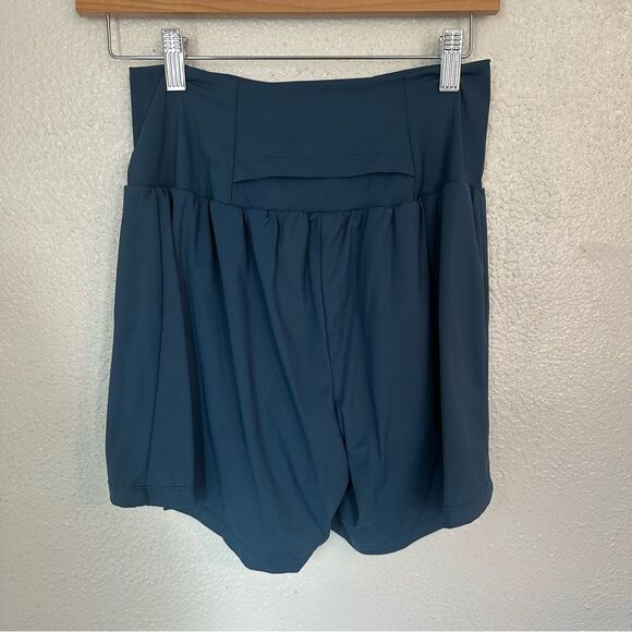 Halara Navy Blue Medium Long Shorts - Picture 2 of 4